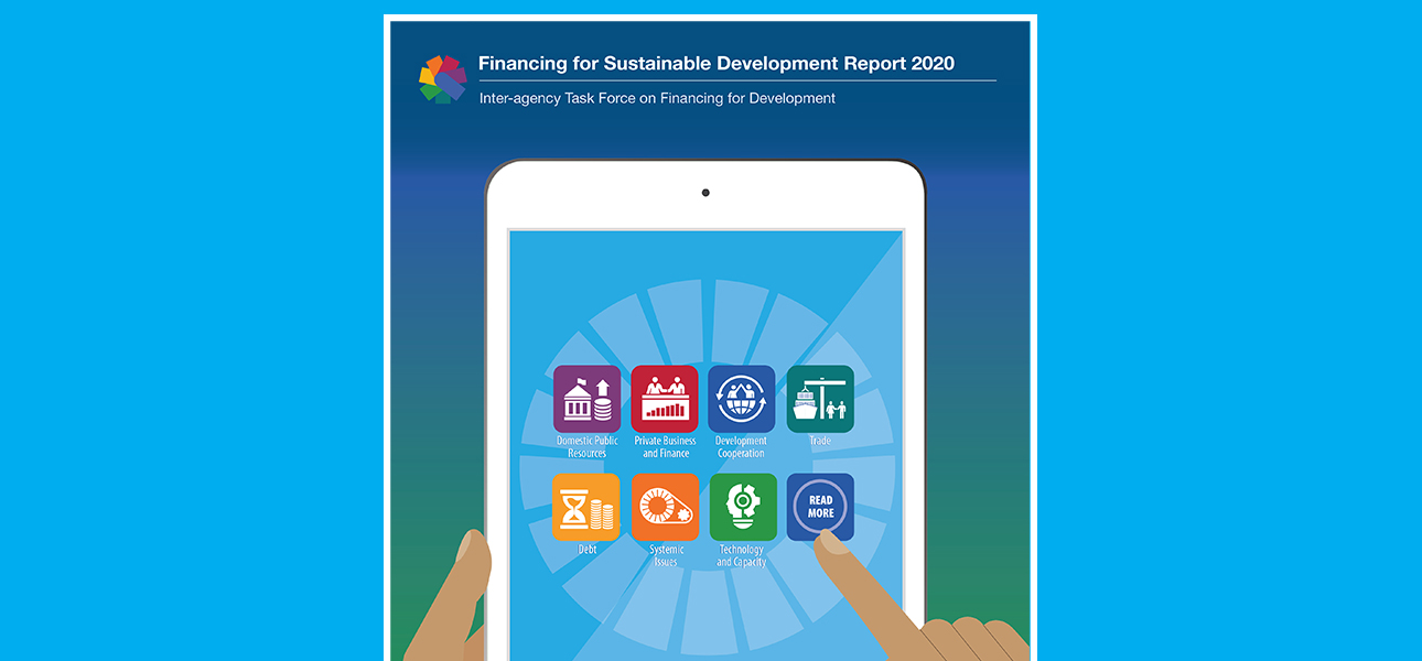Cover of the 2020 Financing for Sustainable Development Report