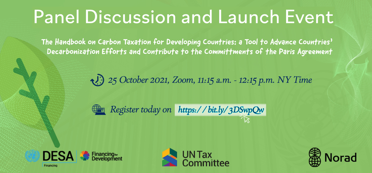 Launch event for Handbook on Carbon Taxation