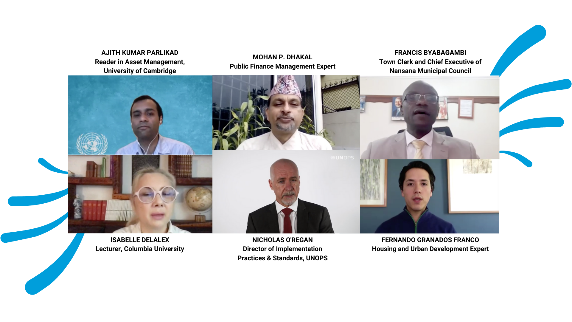 Collage of a few experts featured in the MOOC