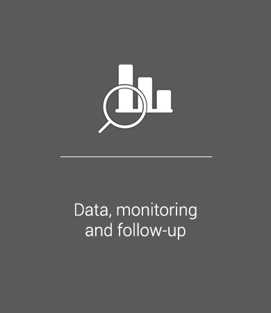 Data, monitoring and follow-up
