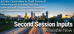 AHC on Tax, 2nd Session Inputs now available