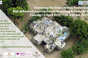 Disaster risk reduction and financing and development cooperation
