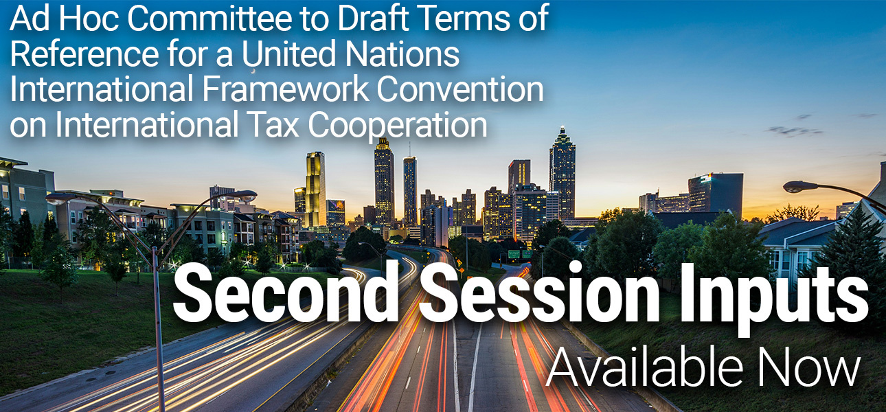 AHC on Tax, 2nd Session Inputs now available